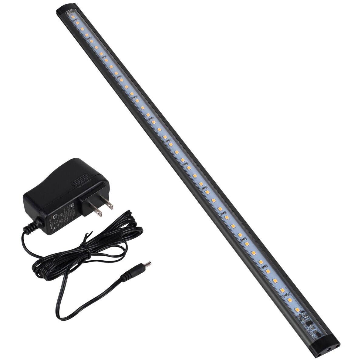 Touch Sensitive 20" 39 LED White Light Bar with Power Supply for